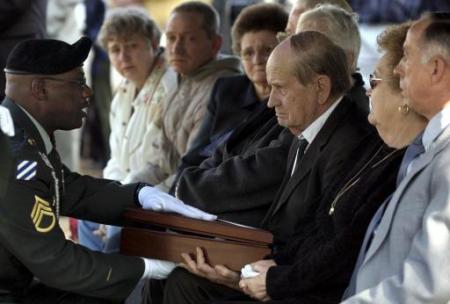 Full Honors Funeral for Pvt Odell Sharpe WWII Veteran