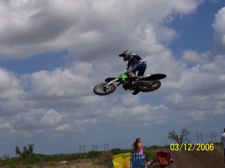 Jimmy in Indiantown on his KX250F