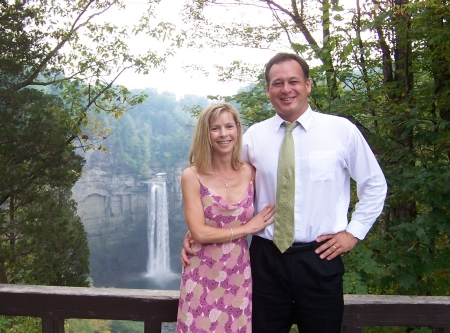 My wife Trish and I at Taughannock Falls, NY