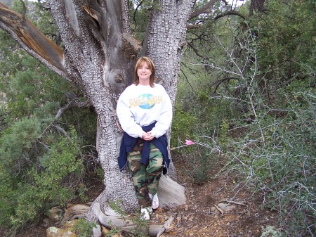 Me on our hike in the Mingus Mountains