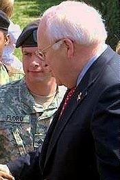 My son Joseph and Dick Cheney