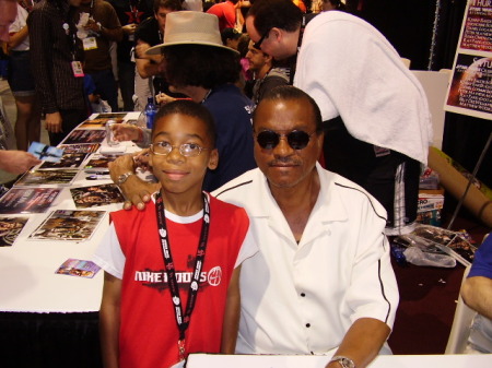 Deion Pictured Here with Billy D. Williams