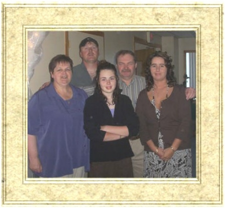ME, AND MY FAMILY, WIFE LIZ, G-CHILD KAYLA , HER MOM AND DAD, (SHEILA AND TODD)