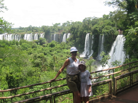 Me and Emily at Iguazu Falls
