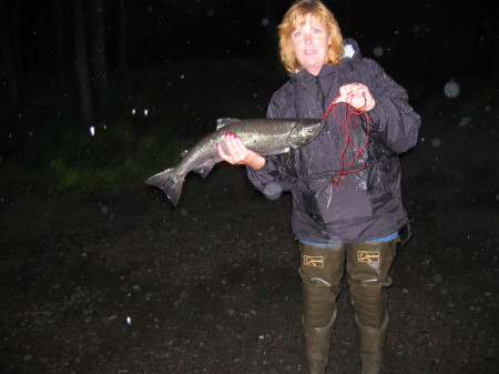 Salmon fishing in Alaska