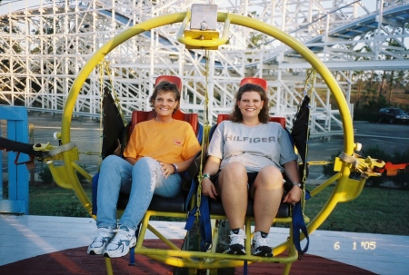 My daughter and me on a ride in Gulf Shores (June 2005)