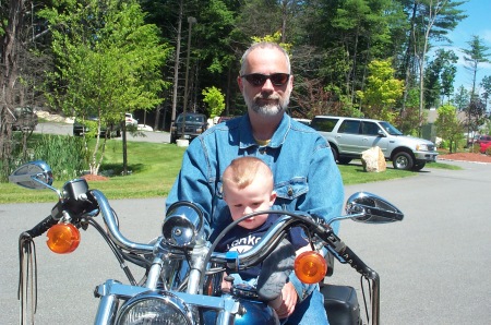 gage and grampy ridin'