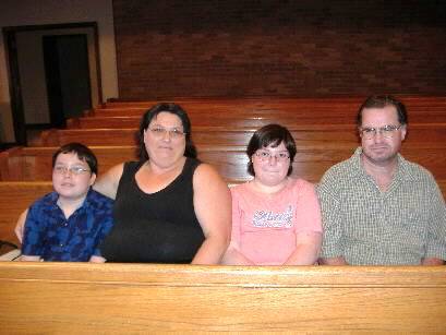 my family my son zack, my wife amy,my daughter nikki, and me