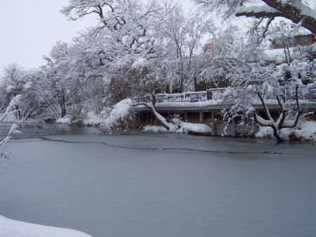 Frozen Lake-December 31, 2006-Santa Fe, NM