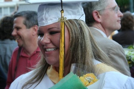 stephanie on her graduation day