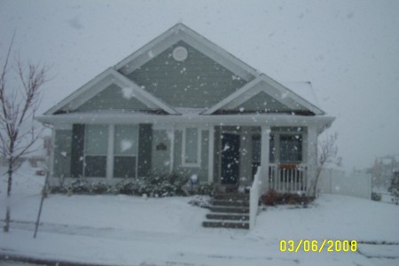 Snow+Texas+March=Very Rare