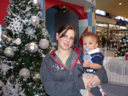 my youngest daughter and my grandson isaiha