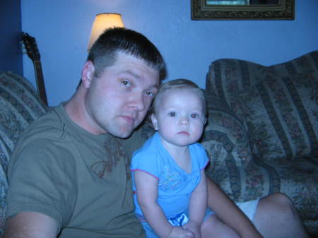 my husband fabian and my daughter harmony