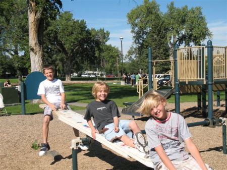 Nick, Chris and their cousin Michael