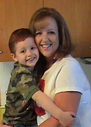 My son, Dominic (5) and me