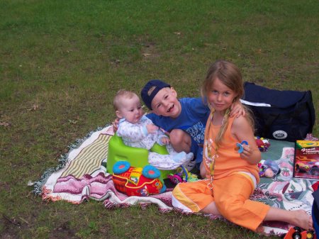My kids, Chicago, July 2006