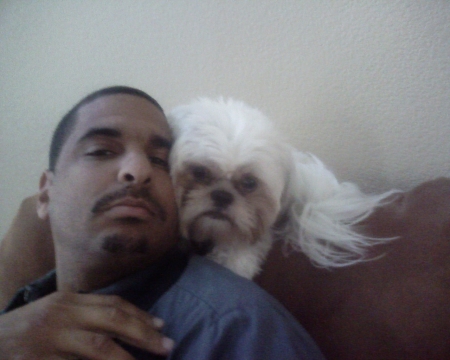 ME AND MY DOG (RICO) CHILLIN