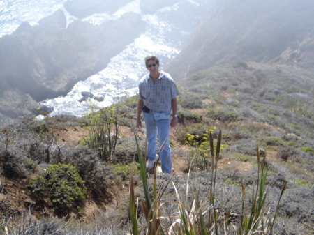 Big Sur area, past the guardrail, Sept. 2010