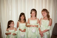 My 4 granddaughters in the wedding