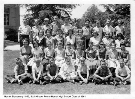 Class of 1961. Sixth Grade