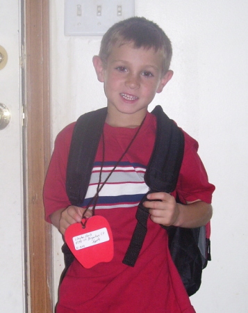 Claytons first day of school!