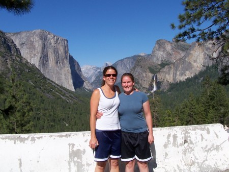 Yosemite with my little sister Megan