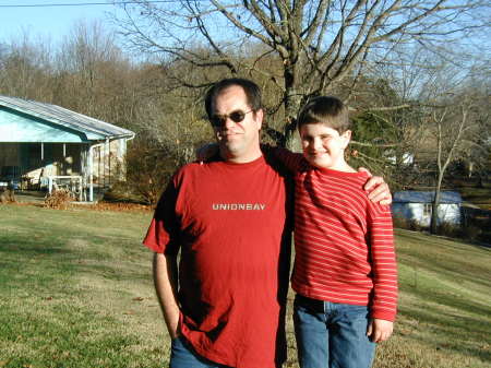 Me and my son Aaron, c. 2003