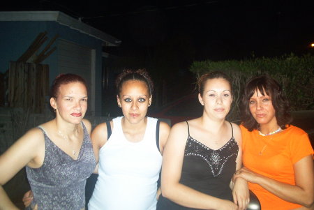 My sisters and me... I am on the far right...