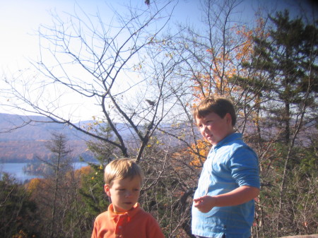 Hiking to the top of Bald Mountain