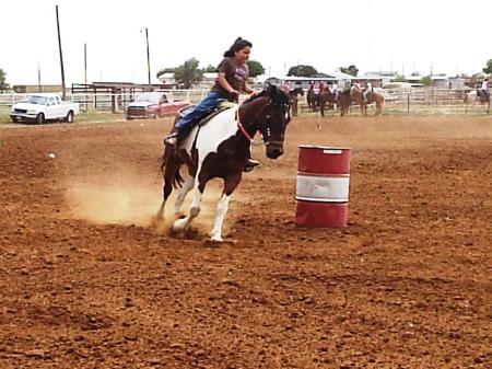 Future PRCA Barrel Racer!