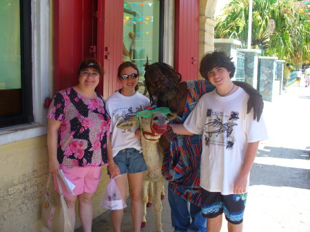 in bahamas, i'm the one on the left