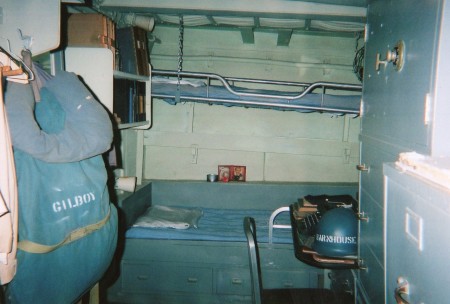 Officers sleeping quarters on USS KID