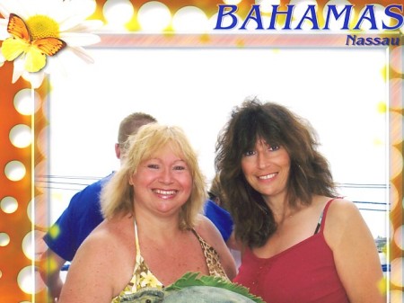 Me and sis Lynn on Carnival Cruise May/06