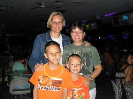 Mother - Son Bowling April 2007