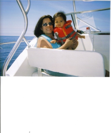 Baby's first fishing trip. Key Largo 2006