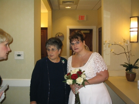 Mom and I on my wedding day