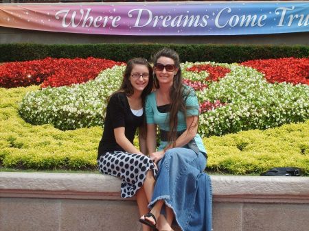 My daughter Amy and I at Disney in May 07