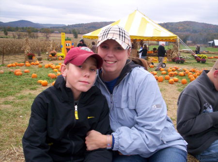 Zack & I at a corn maze 2006