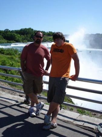 Me and Lance at Niagra Falls