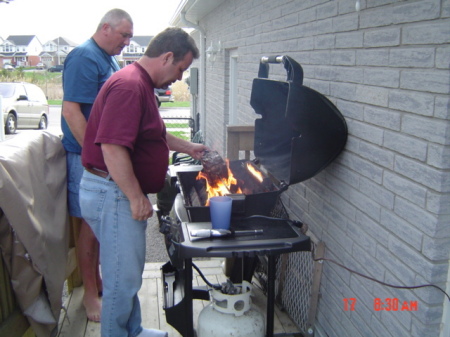 Cooking dinner!