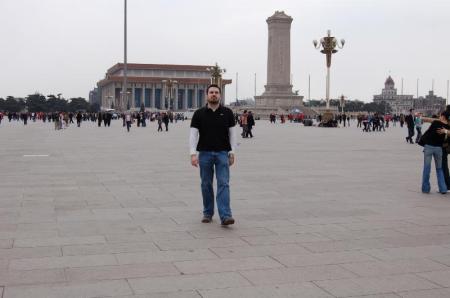In Tiananmen Square