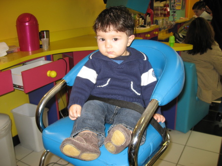 Yousef's First Haircut