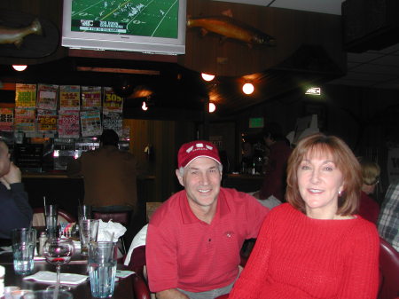 Rob and CK (Claudette) after Apple Cup 2007