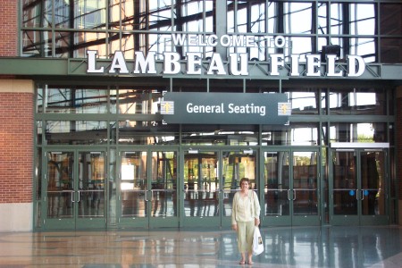 inside Lambeau Field