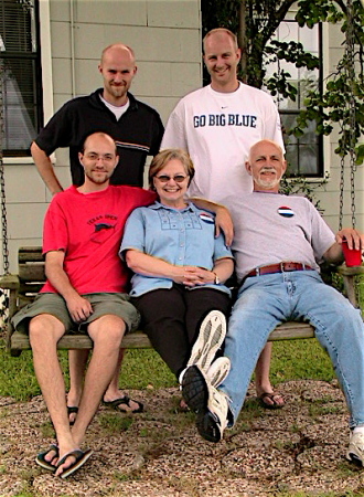 Dan and Ann with our sons Scott, Andy, & Joey