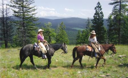 Stacy & Tanya (one of the wranglers) June 2006