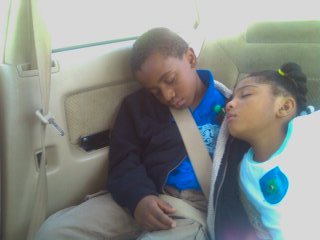 ken n karly in back seat