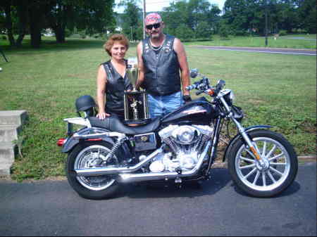 Helen, Guy and The Harley