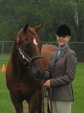 my oldest daughter and her horse