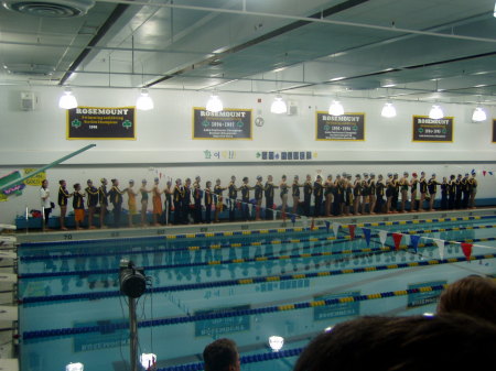 National Anthem at a home meet